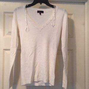 Women's white sweater
